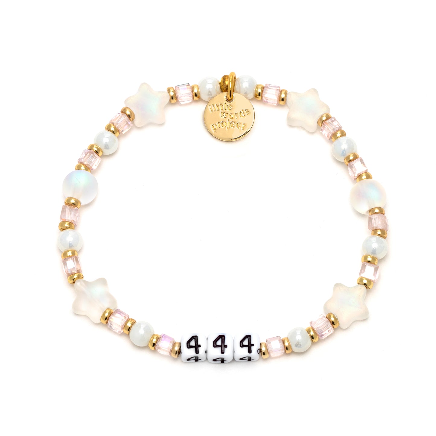 Little Words Project Stretch Bracelet -  Angel Numbers-444