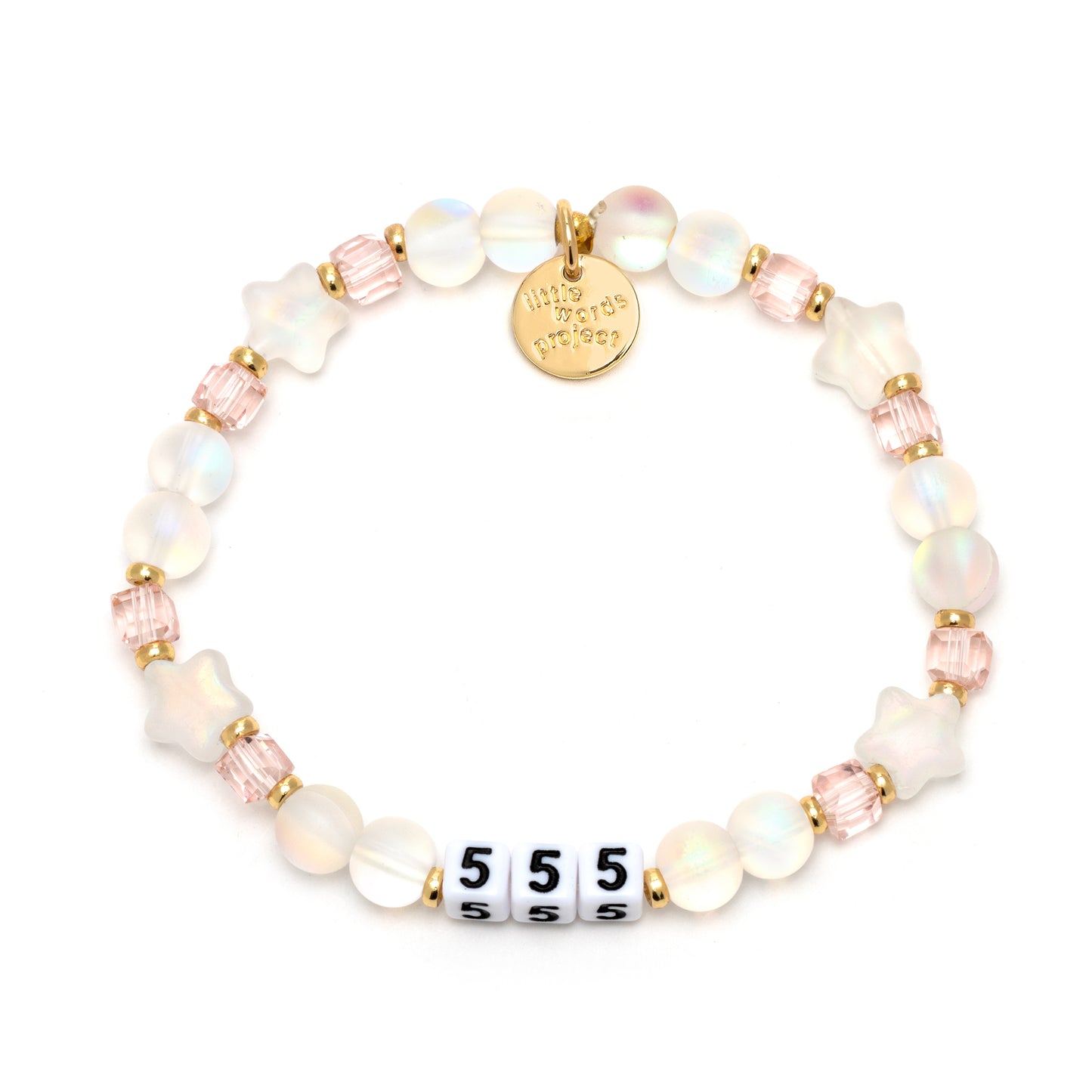 Little Words Project Stretch Bracelet -  Angel Numbers-555