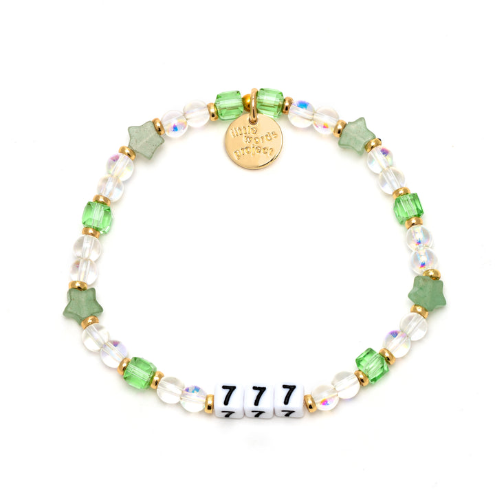 Little Words Project Stretch Bracelet -  Angel Numbers-777