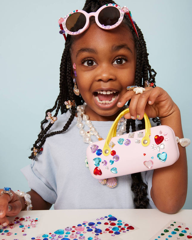 Sparkle and Shine Gemify Sunglasses on model