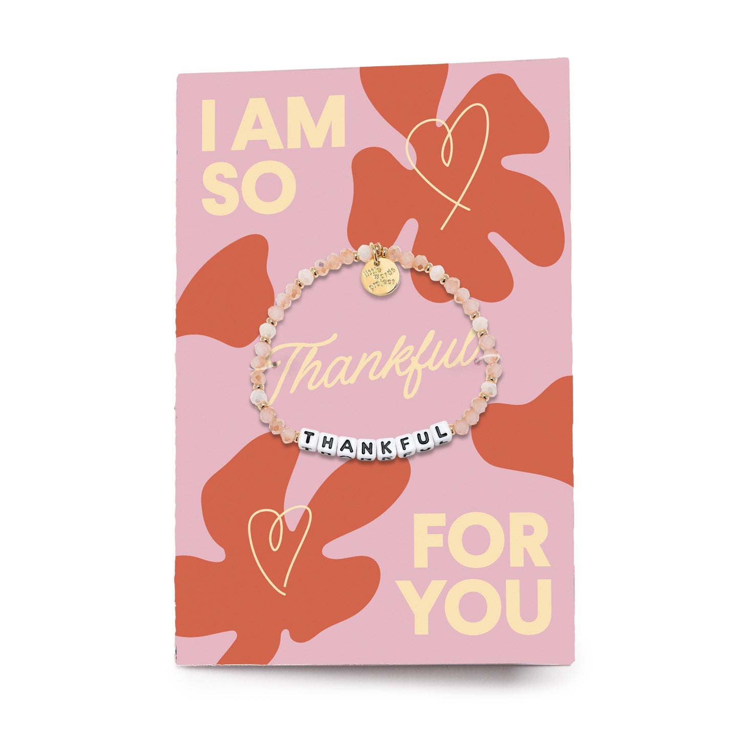 Little Word Project Stretch Bracelet Card - Thankful