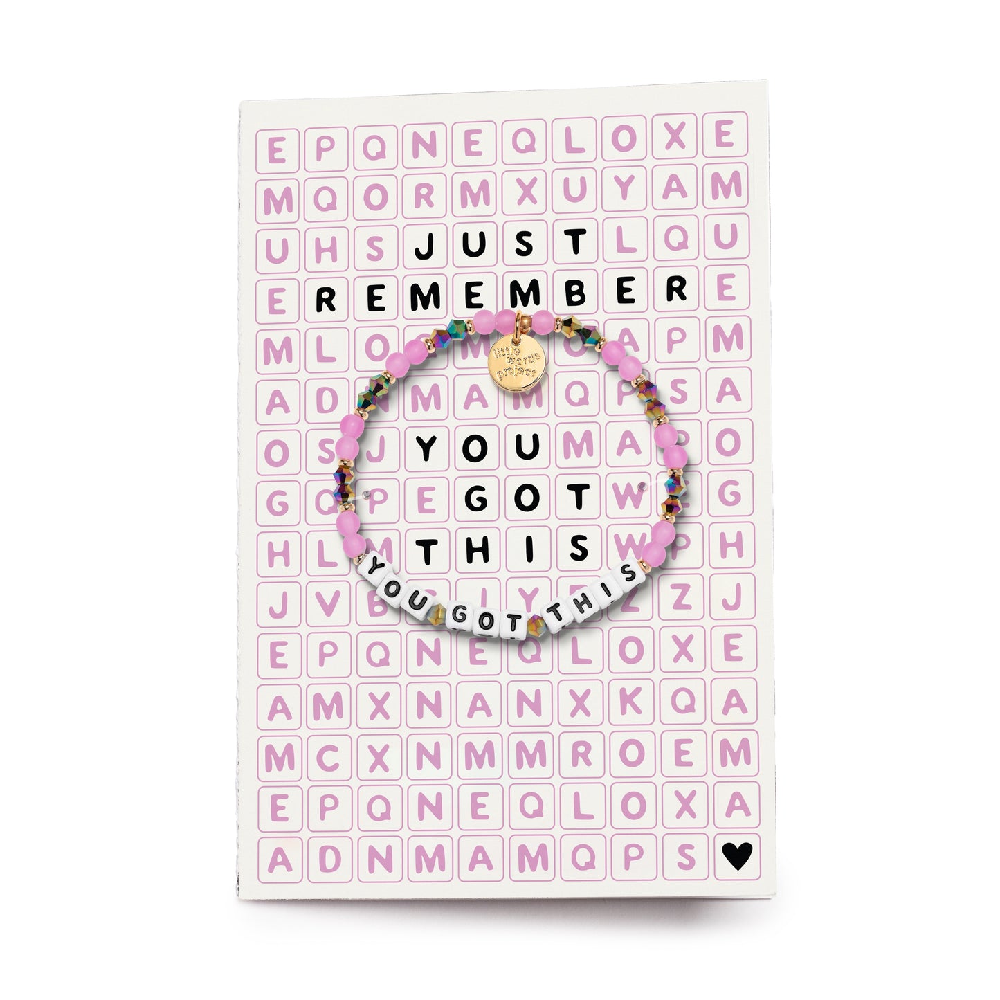 Little Word Project Stretch Bracelet Card - You Got This