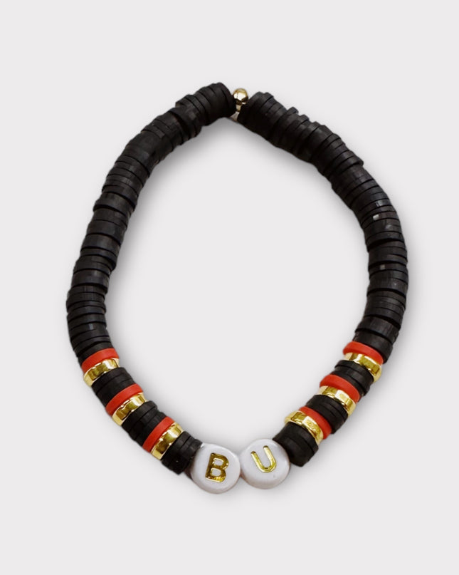 Personalized College Beaded Bracelets
