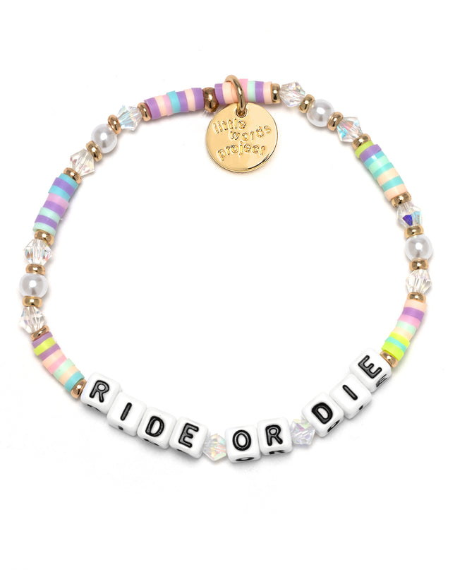 Little Words Project Stretch Bracelet - Ride or Die