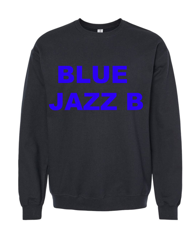 Blue Team Jazz B Crewneck - Black