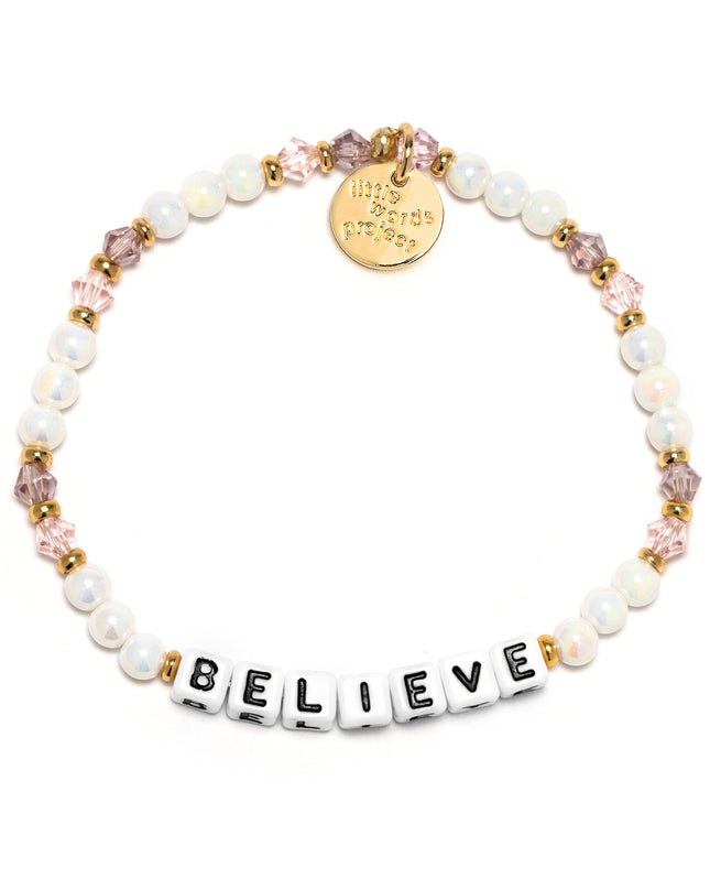 Little Words Project Stretch Bracelet - Believe