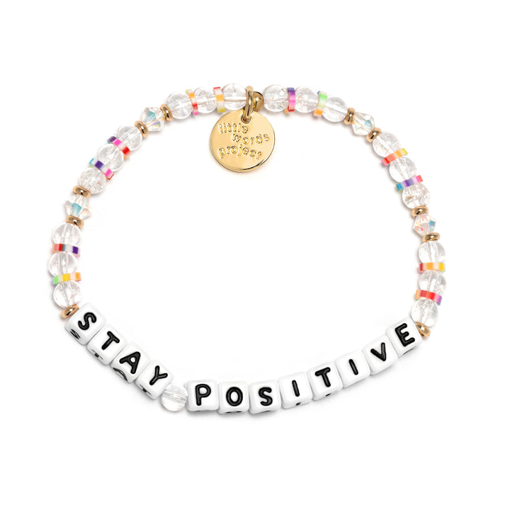 Little Words Project Stretch Bracelet -  Stay Positive