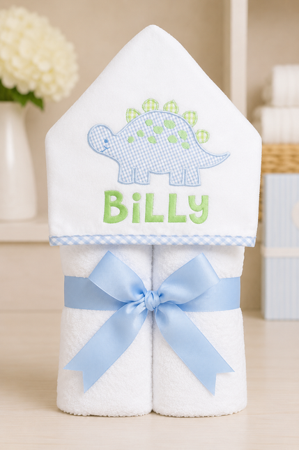 Dinosaur Hooded Towel