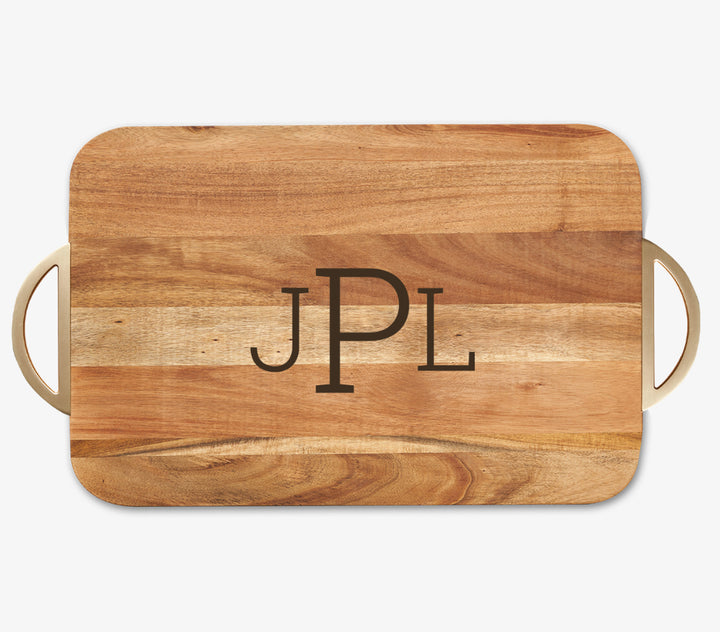 Rectangle cutting board with rounded edges