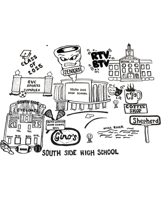 SOUTH SIDE CLASS OF 2025 SENIOR SHIRT