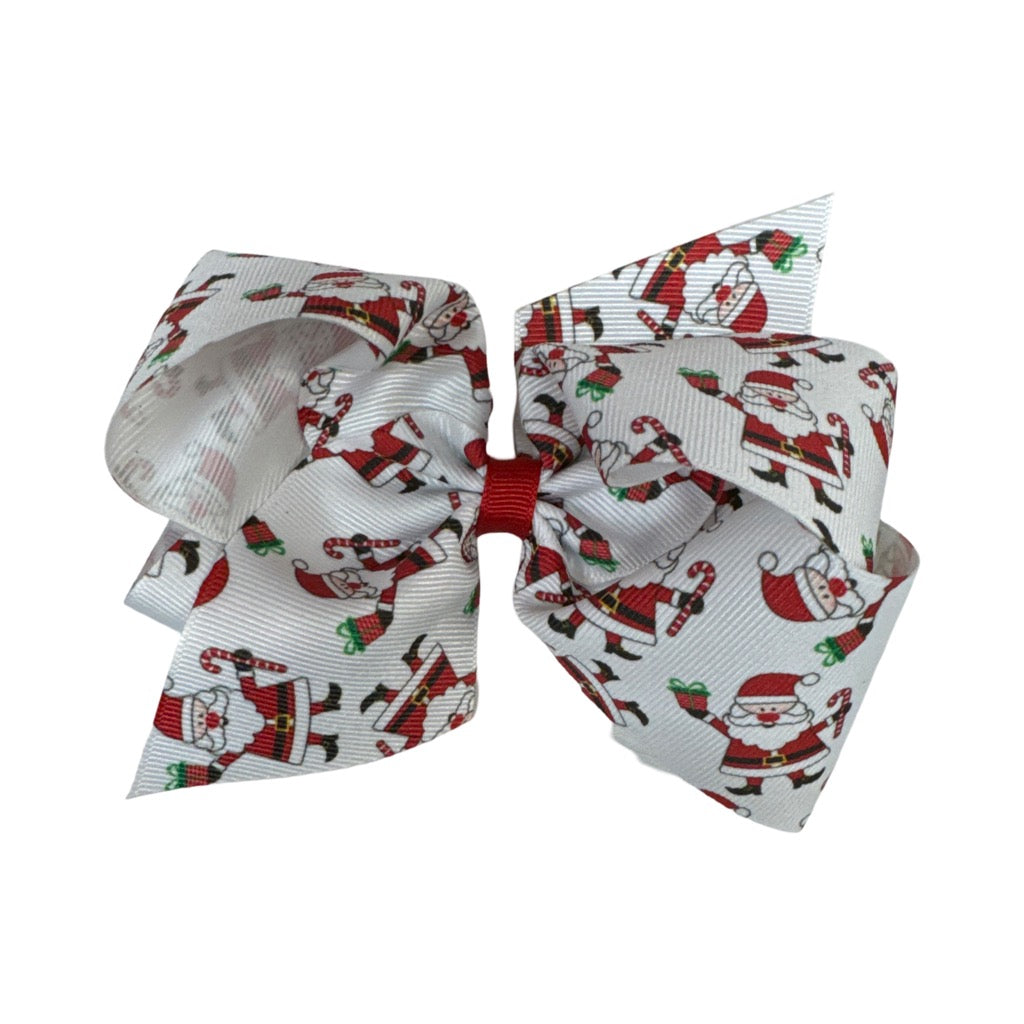 Santa Grosgrain Holiday Print