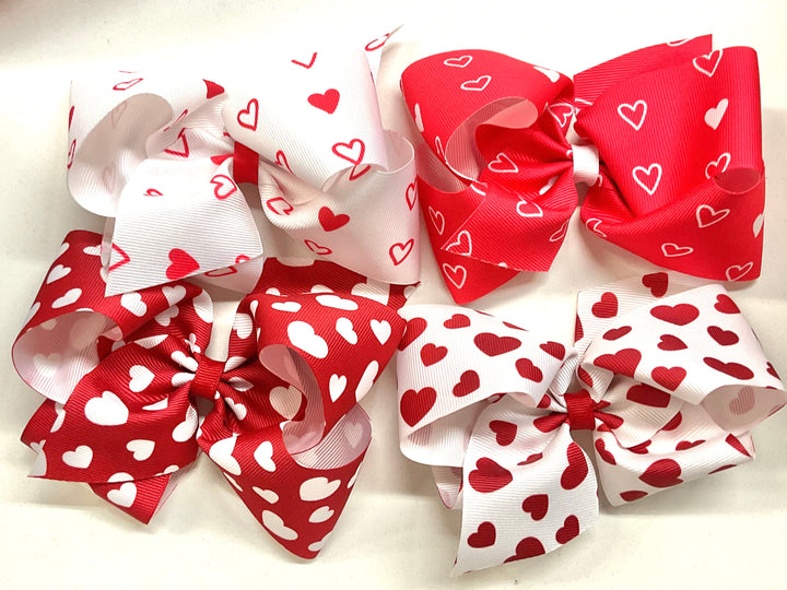 Valentine’s Heart Bows