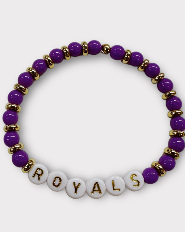 Personalized College Beaded Bracelets
