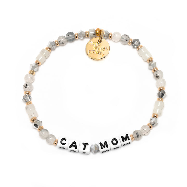 Little Words Project Stretch Bracelet - Cat Mom