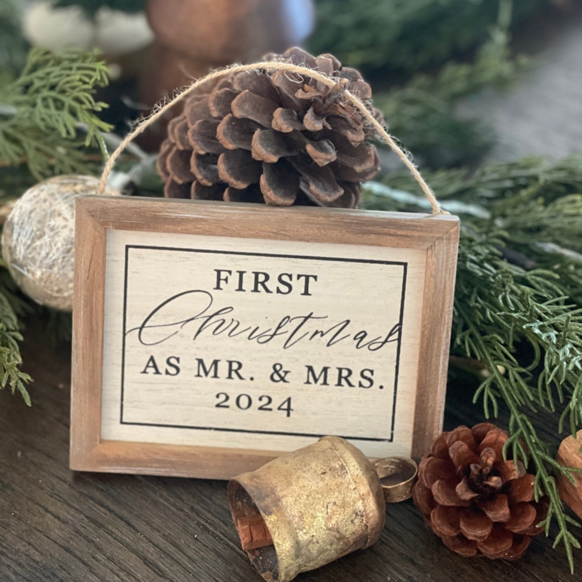 Mr. & Mrs. First Christmas  2024 Ornament