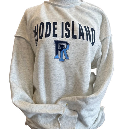 Personalized Oversized Mock Neck Sweatshirt