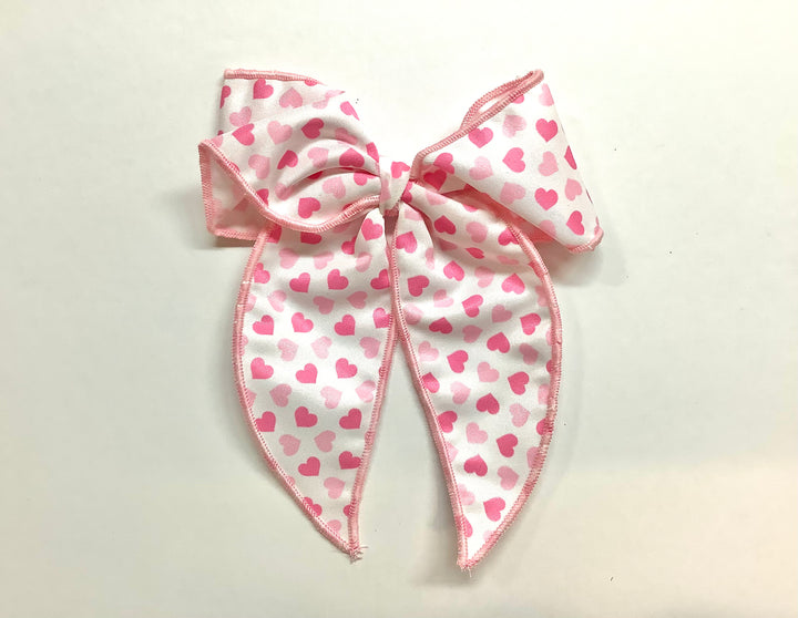 Valentine’s Heart Bow with Tail