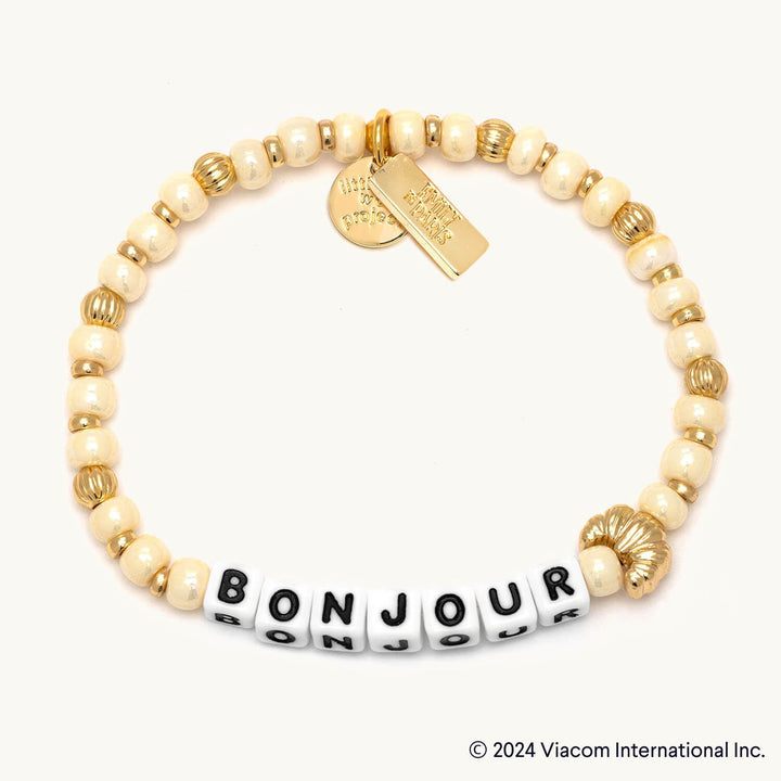 Little Words Project Stretch Bracelet -BonJour-Emily in Paris