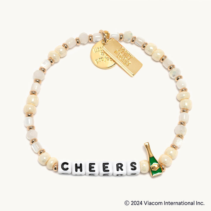 Little Words Project Stretch Bracelet -Cheers-Emily In Paris