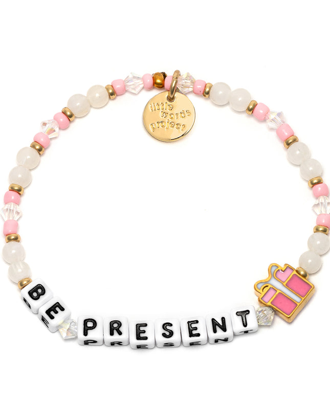 Little Word Project Stretch Bracelet -Be Present-Gift