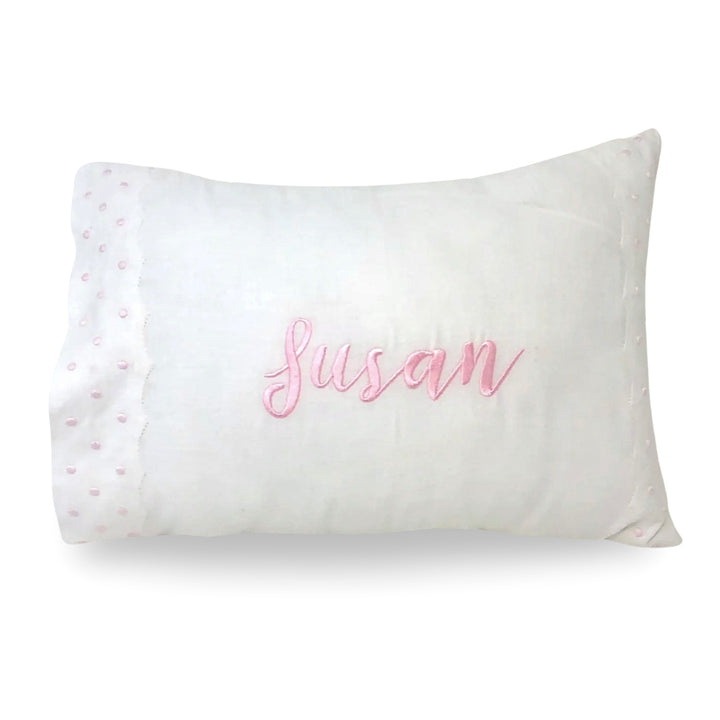 Personalized Dot Pillow