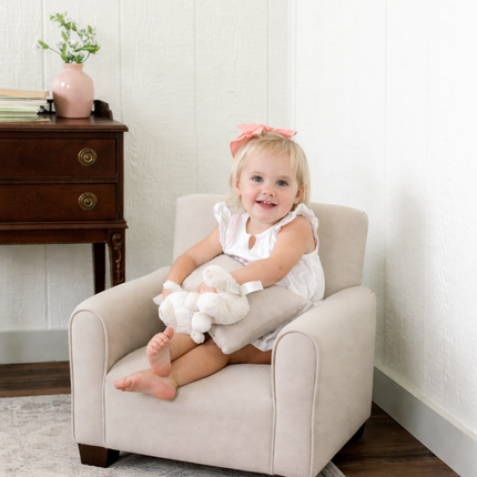 Personalized Kids Suede Armchair – Made in the USA