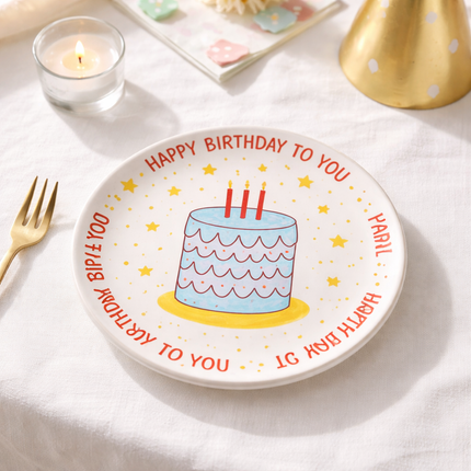 Happy Birthday Plate
