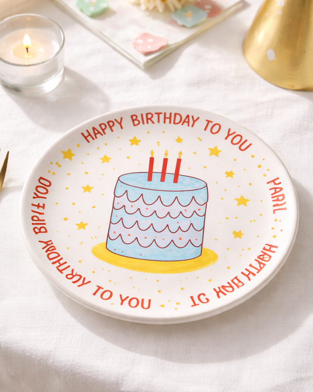 Happy Birthday Plate