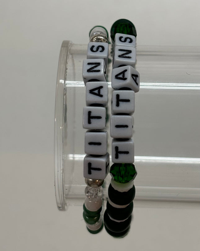 High School Beaded Bracelets