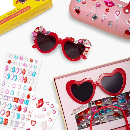 Heartfelt Sparkle Gemify Sunglasses & Case