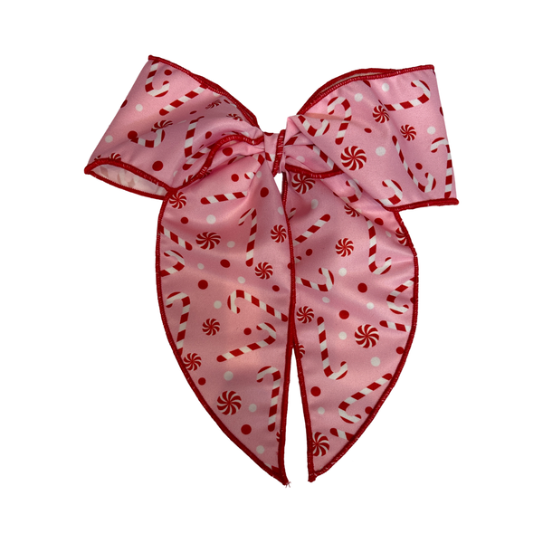 King Holiday Print Hairbow