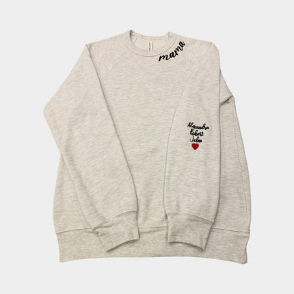 Personalized Mama Crewneck Sweatshirt