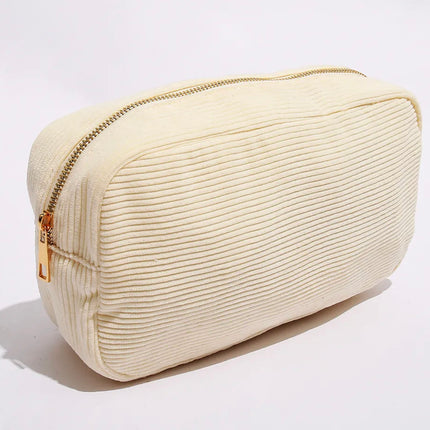 Corduroy Makeup Bag