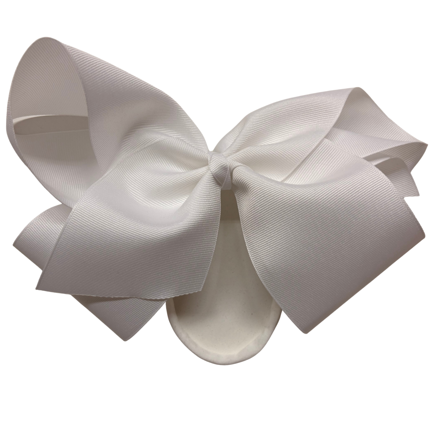 1/4" Nylon Pantyhose Headband W/Signature Grosgrain Bow