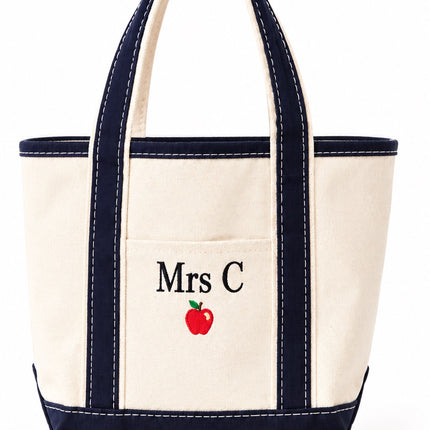 Personalized Small Open Top Tote