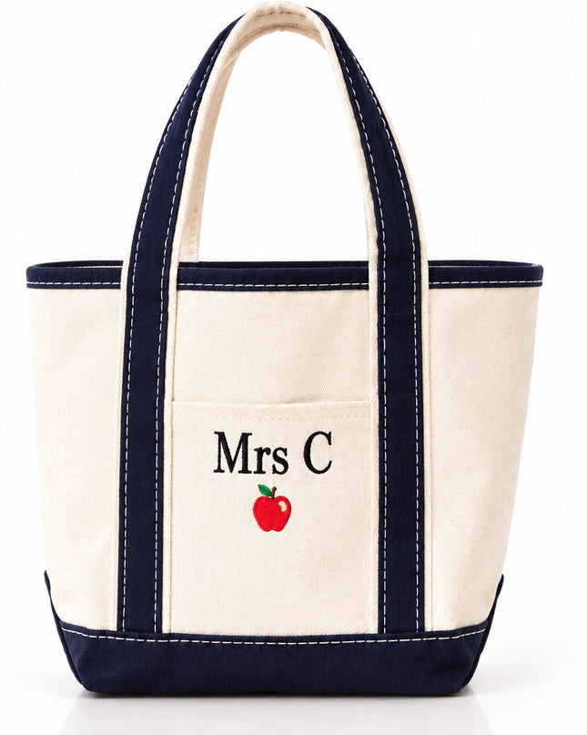 Personalized Small Open Top Tote