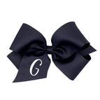 Navy with White Initial / G