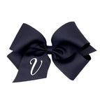 Navy with White Initial / V