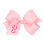 Light Pink with Hot Pink Initial / B