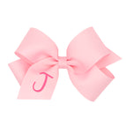 Light Pink with Hot Pink Initial / J