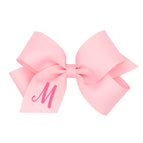 Light Pink with Hot Pink Initial / M