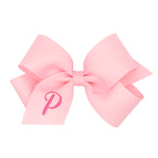 Light Pink with Hot Pink Initial / P