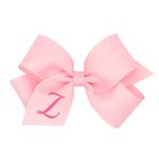 Light Pink with Hot Pink Initial / Z