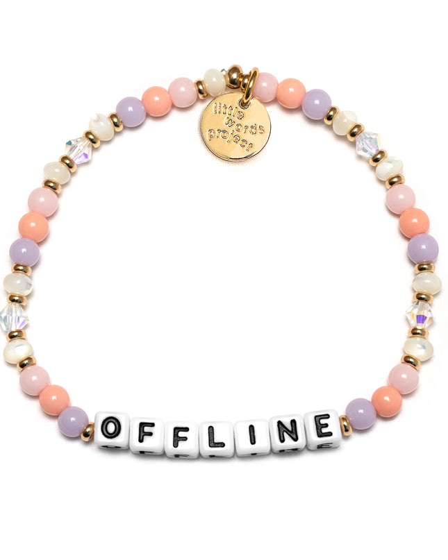 Little Words Project Stretch Bracelet - Off Line