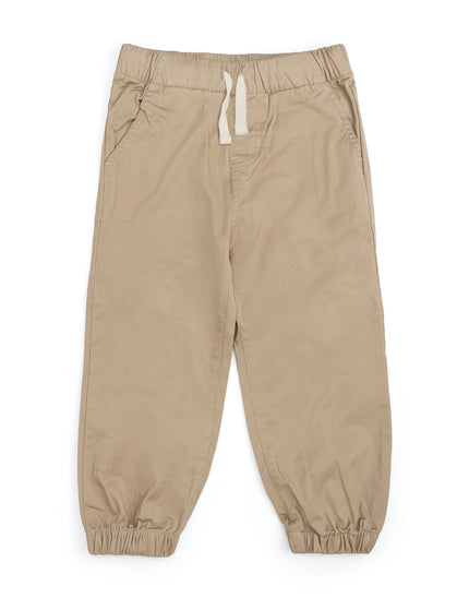 Sweet Wink Khaki Woven Jogger flat lay