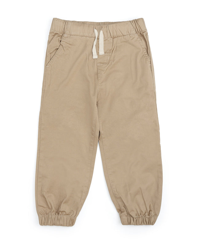 Sweet Wink Khaki Woven Jogger flat lay