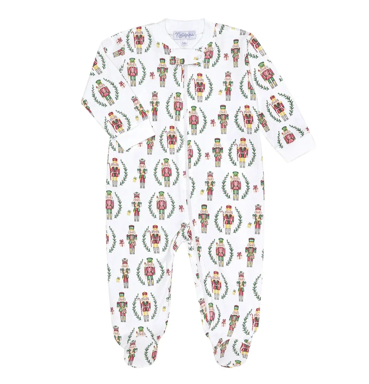 Christmas Nutcracker Zipper Footie