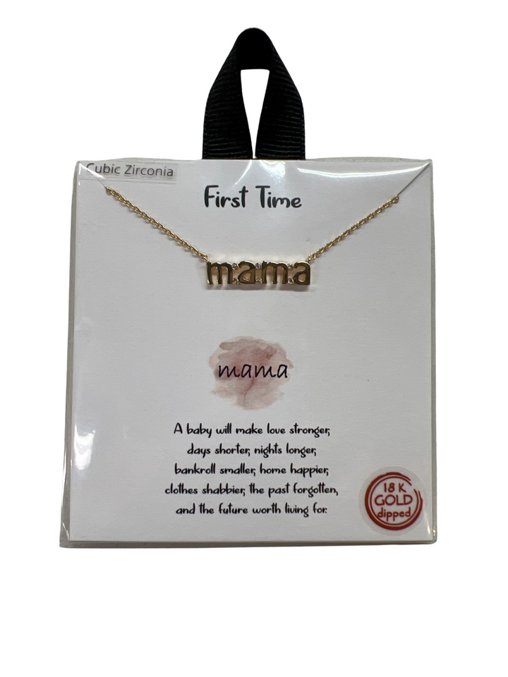 First Time Mama Tell Your Story Necklace