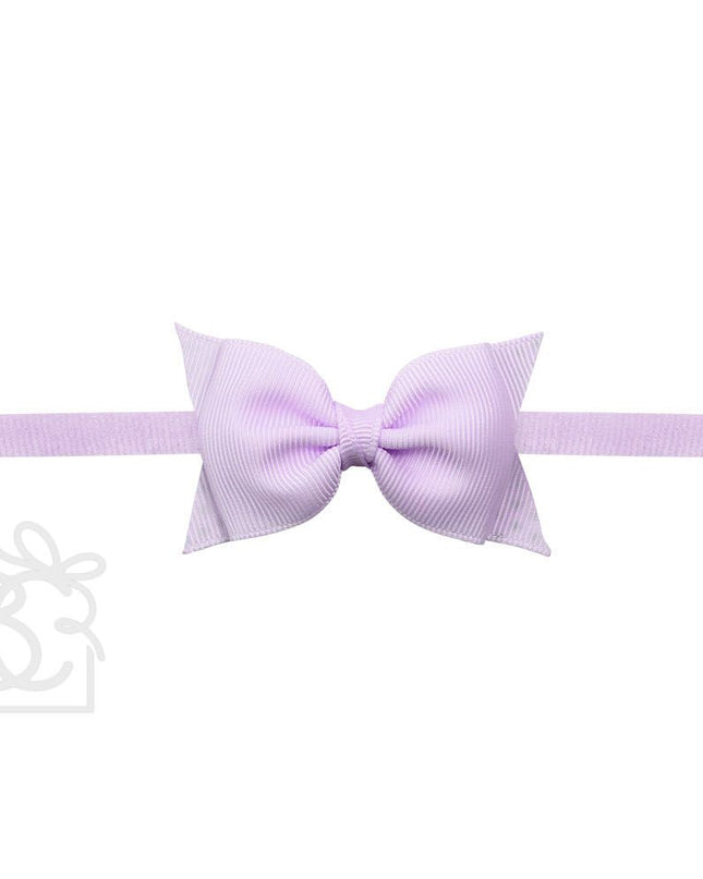 1/4" Pantyhose Headband w/ 2.5" Flat Sophia Bow