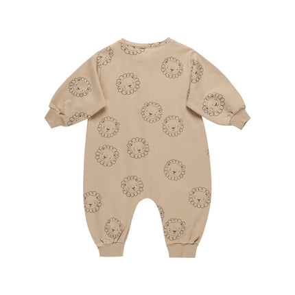 Relaxed Fleece Jumpsuit-Lions